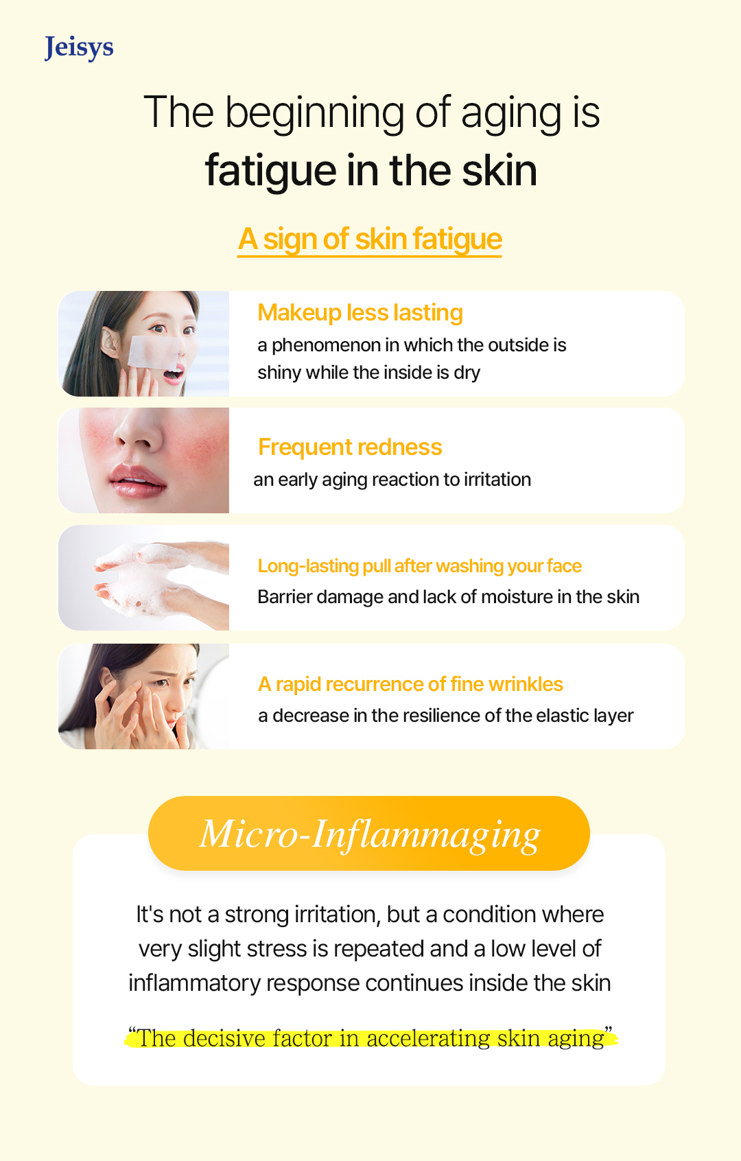 Skin Aging Mechanism Image