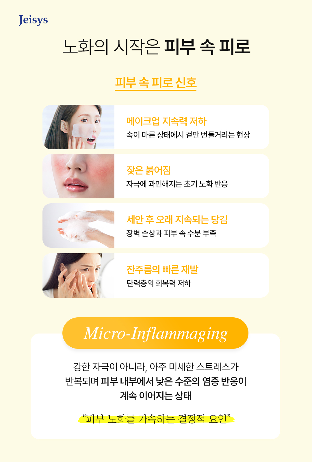 피부 노화 메커니즘 이미지